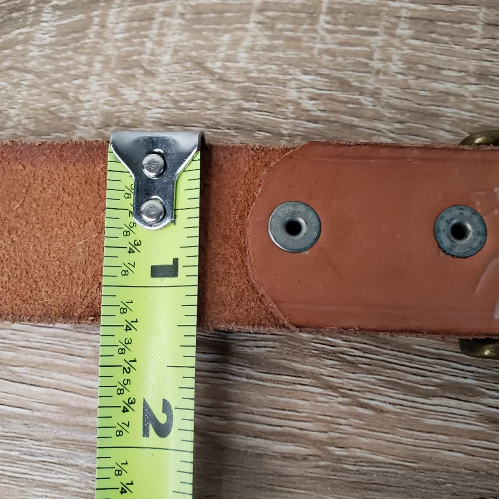 VINTAGE Kids Western Leather Belt 